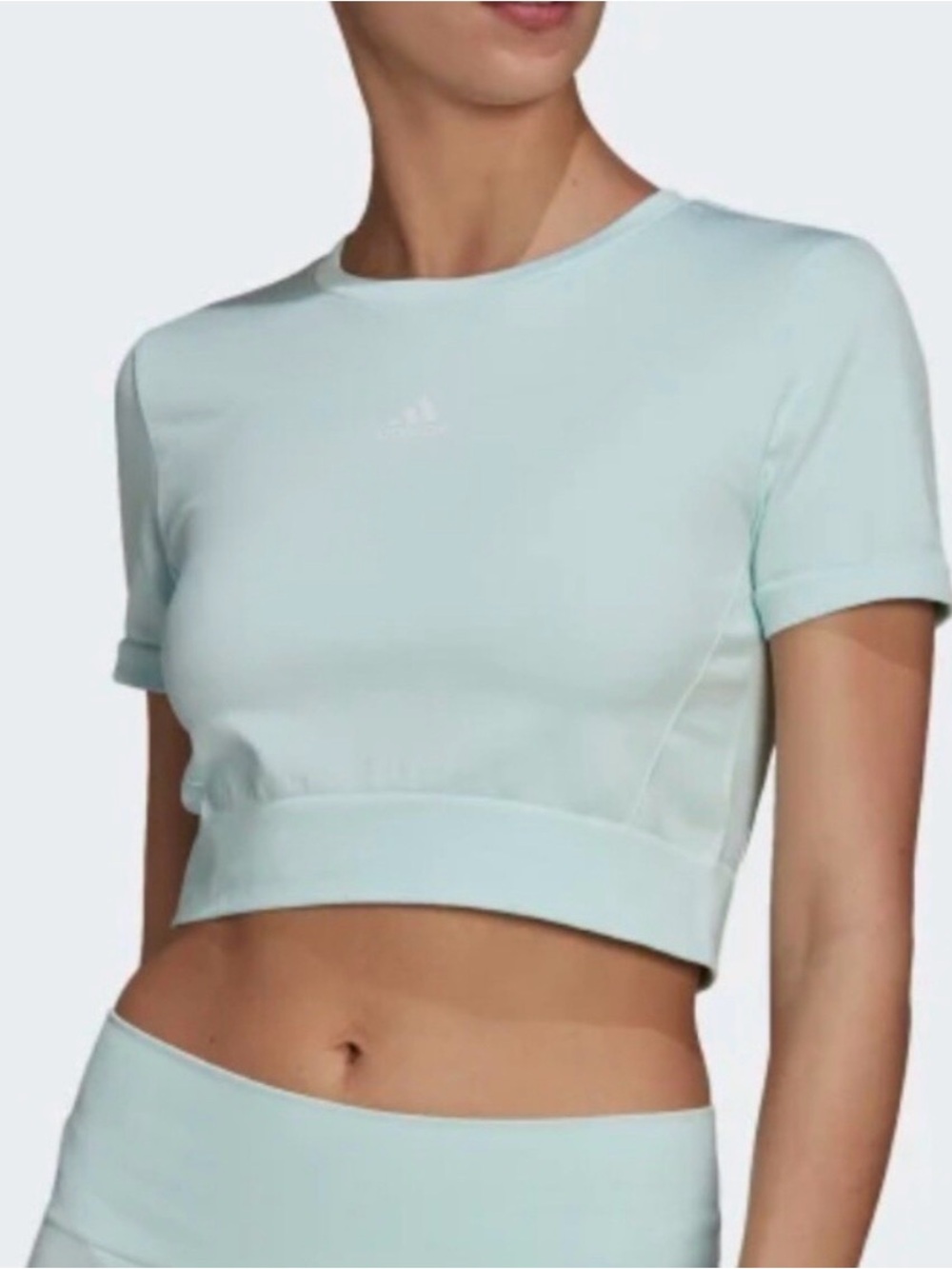 Adidas Aero Knit Seamless Crop Tee